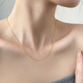 A45460 s925 silver dainty simple cross necklace