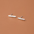 A32386 s925 sterling silver bar rhinestone trendy sweet chic earrings