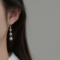 A38287 s925 sterling silver design bead pendant elegant unique earrings