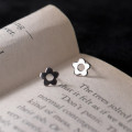 A36812 s925 sterling silver chic trendy simple hollowed sweet earrings