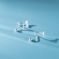 A44494 s925 sterling silver trendy sweet stud earrings