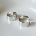 A32650 925 sterling silver geometric minimalist ring