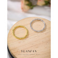 A40863 s925 sterling silver simple fashion ring