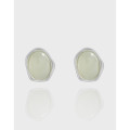 A43292 design simple crystal stud sterling silver s925 earrings