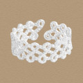 A44643 twist braided sterling silver s925 ring