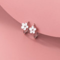 A37929 s925 sterling silver flower trendy design earrings