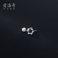 A33145 s925 sterling silver trendy pearl earrings