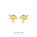 A41645 s925 sterling silver stud unique design earrings
