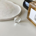 A35133 uniques925 sterling silver irregular silver ring