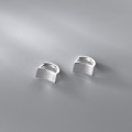 A35593 s925 sterling silver simple chic geometric earrings