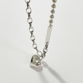 A32901 s925 sterling silver long simple trendy simple necklace