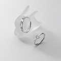 A35045 s925 sterling silver heart sweet ring