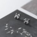 A33694 s925 sterling silver ball earrings