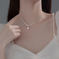 A34519 s925 sterling silver chic necklace