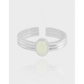 A43288 design crystal sterling silver s925 adjustable ring