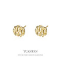 A37114 925 sterling silver unique vintage braided earringsi