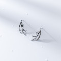 A35815 s925 sterling silver cute deer earrings
