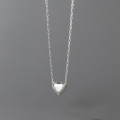 A36771 s925 sterling silver heart necklace