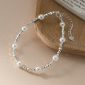 A43534 s925 silver trendy sweet unique charm bracelet