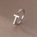 A37978 s925 sterling silver adjustable design elegant ring