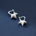 A40841 s925 sterling silver stars trendy design earrings
