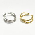 A32620 925 sterling silver irregular ring