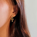A33606 sterling silver heart vintageearings earrings