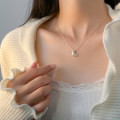A43822 s925 sterling silver trendy sweet cute dainty necklace