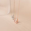 A34062 s925 sterling silver shell necklace