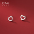 A32241 s925 sterling silver sweet cute earrings