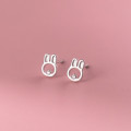 A35491 s925 sterling silver cute sweet rhinestone rhinestone small earrings