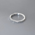A46189 silver sweet starts rhombic ring