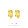 A38798 sterling silver unique geometric stud fashion earrings