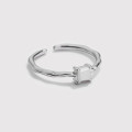 A34316 925 sterling silver adjustable ring