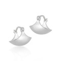 A44696 s925 sterling silver unique simple earrings