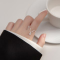 A36269 s925 sterling silver simple chain simulateddiamondring