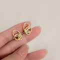 A39289 s925 sterling silver rhinestone butterfly wing clipon design earrings
