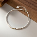 A36962 s925 sterling silver simple silver women vintage elegant chic bracelet