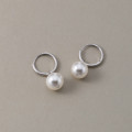 A44717 s925 sterling silver trendy sweet stud earrings