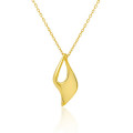 A43343 geometric hollowed s925 sterling silver unique necklace