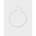A39417 design rhinestone charm sterling silver s925 bracelet