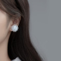 A35433 s925 sterling silver ball earrings