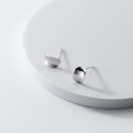 A35956 s925 sterling silver simple cute teardrop earrings