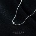 A34029 s925 sterling silver snakechain necklace