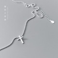 A33981 s925 sterling silver cross chic necklace