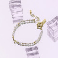 A34932 925 sterling silver fashion vintage chic beaded charm bracelet