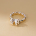 A43523 s925 sterling silver trendy sweet unique cute butterfly ring