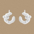 A44664 stud sterling silver s925 earrings