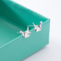 A40639 s925 silver stud elegant simple trendy cute earrings