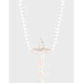 A42436 design pearl sterling silver s925 necklace